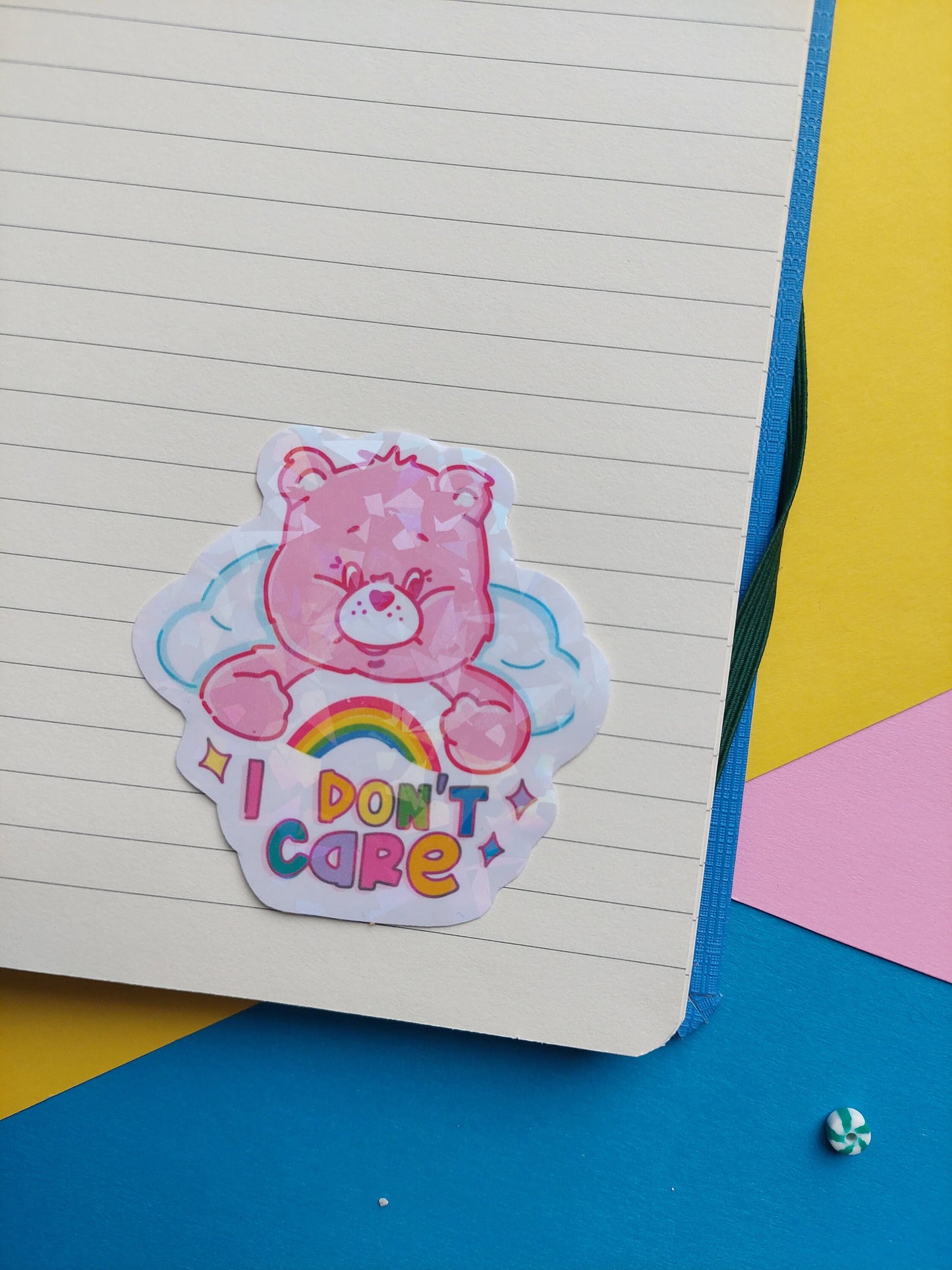 Care bears cheer sticker / celebration sticker