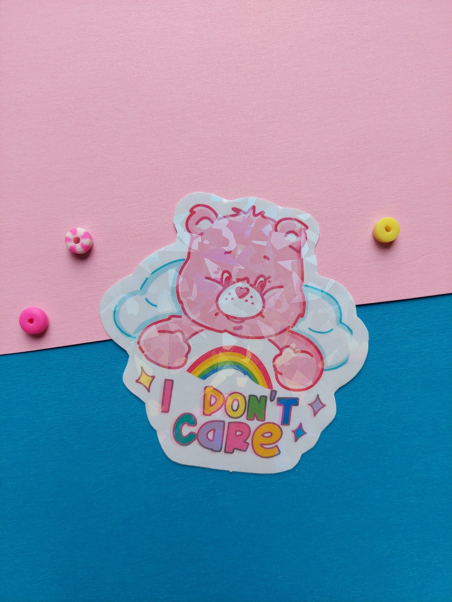 Care bears cheer sticker / celebration sticker