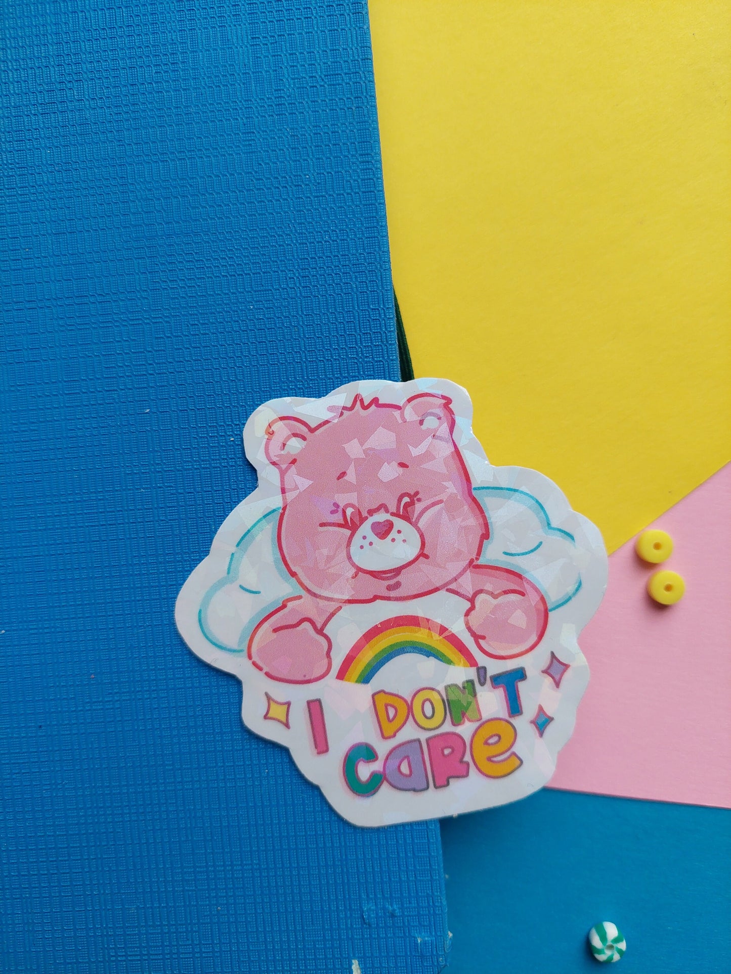 Care bears cheer sticker / celebration sticker