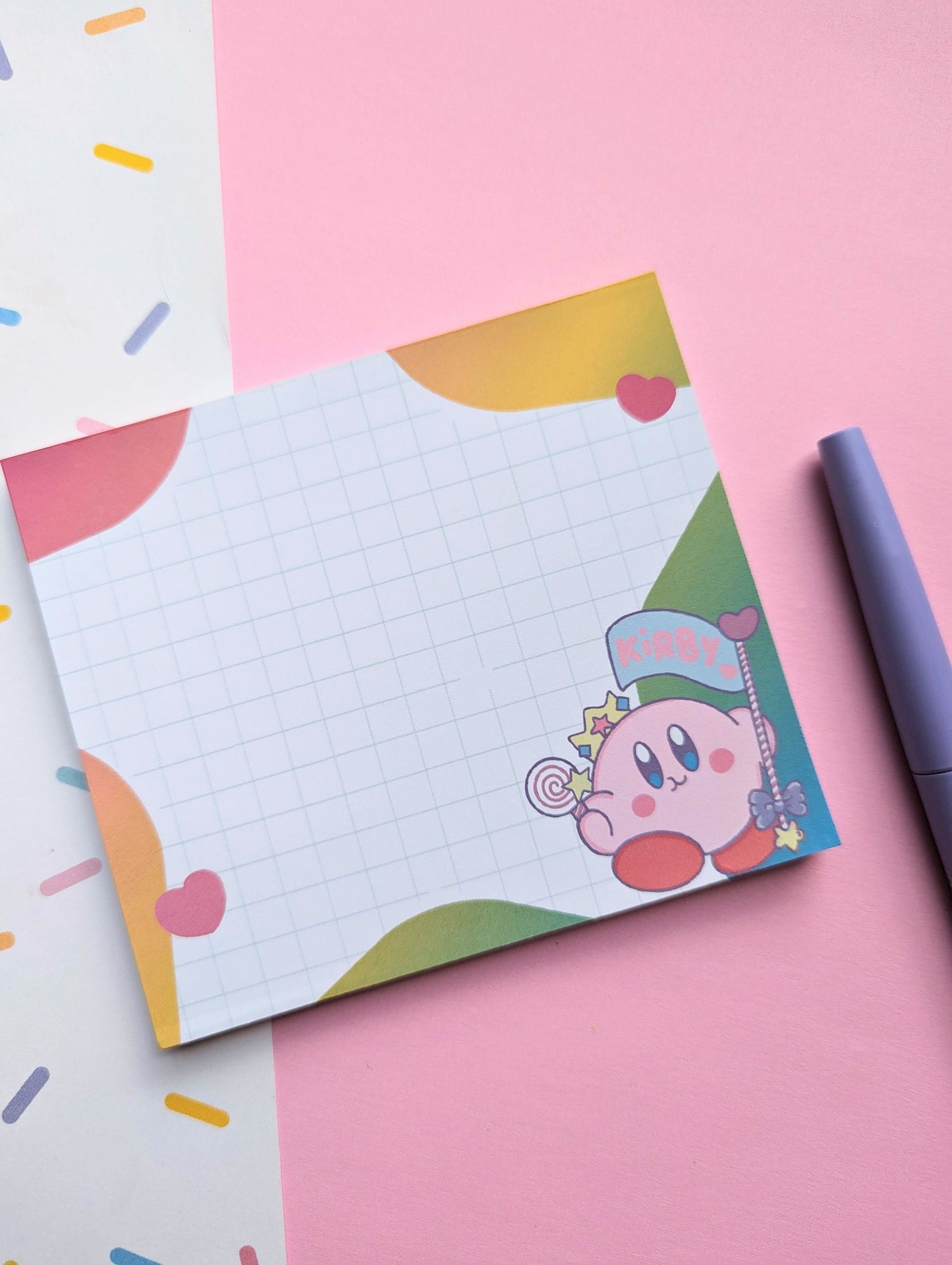 KIRBY KING NOTEPAD/ Kawaii notes /pad memo