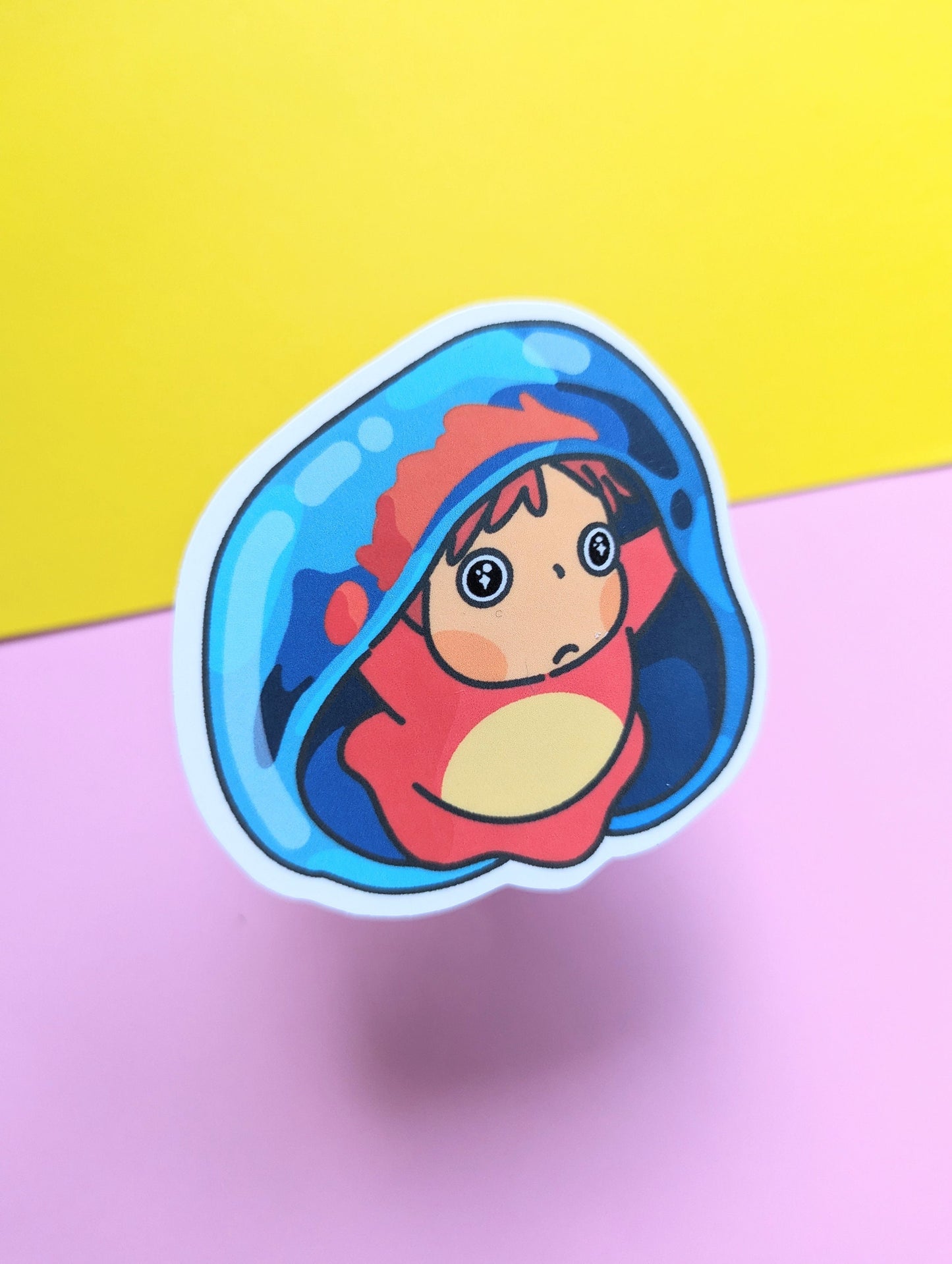 PONYO bubble GHIBLI STICKER / Ghibli studios/ Ponyo movie sticker