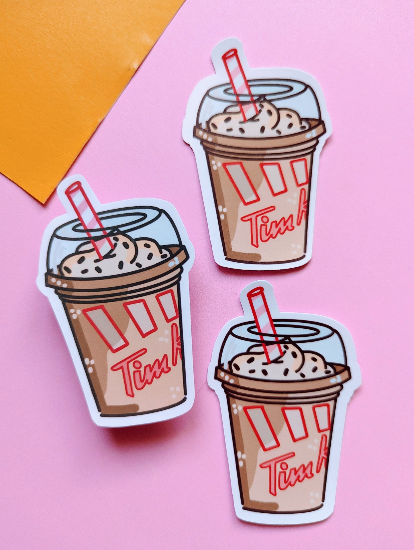 ICED CAP COFFEE sticker / Tim Hortons iced Capp/ frapuchino sticker