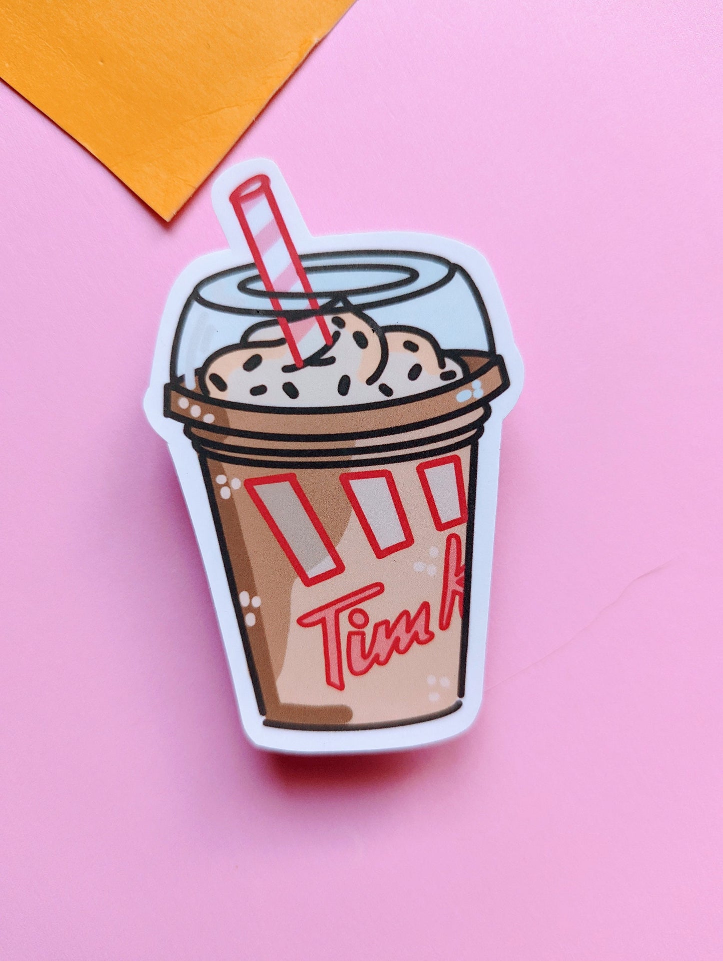 ICED CAP COFFEE sticker / Tim Hortons iced Capp/ frapuchino sticker