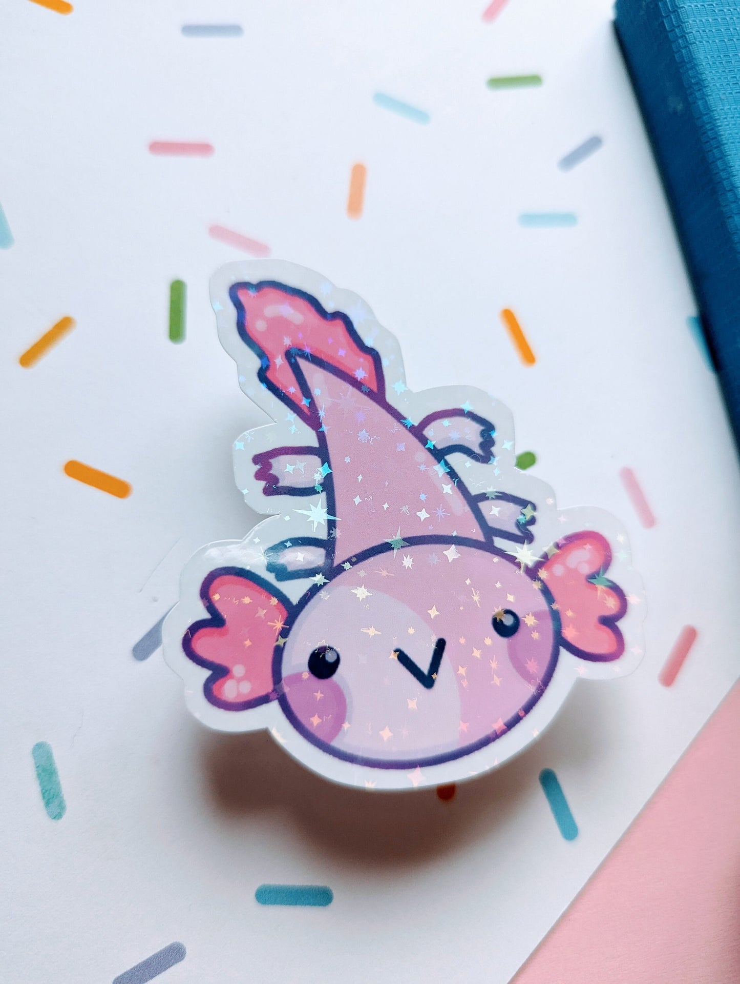 MAGIC AXOLOTL STICKER / axolotl sticker