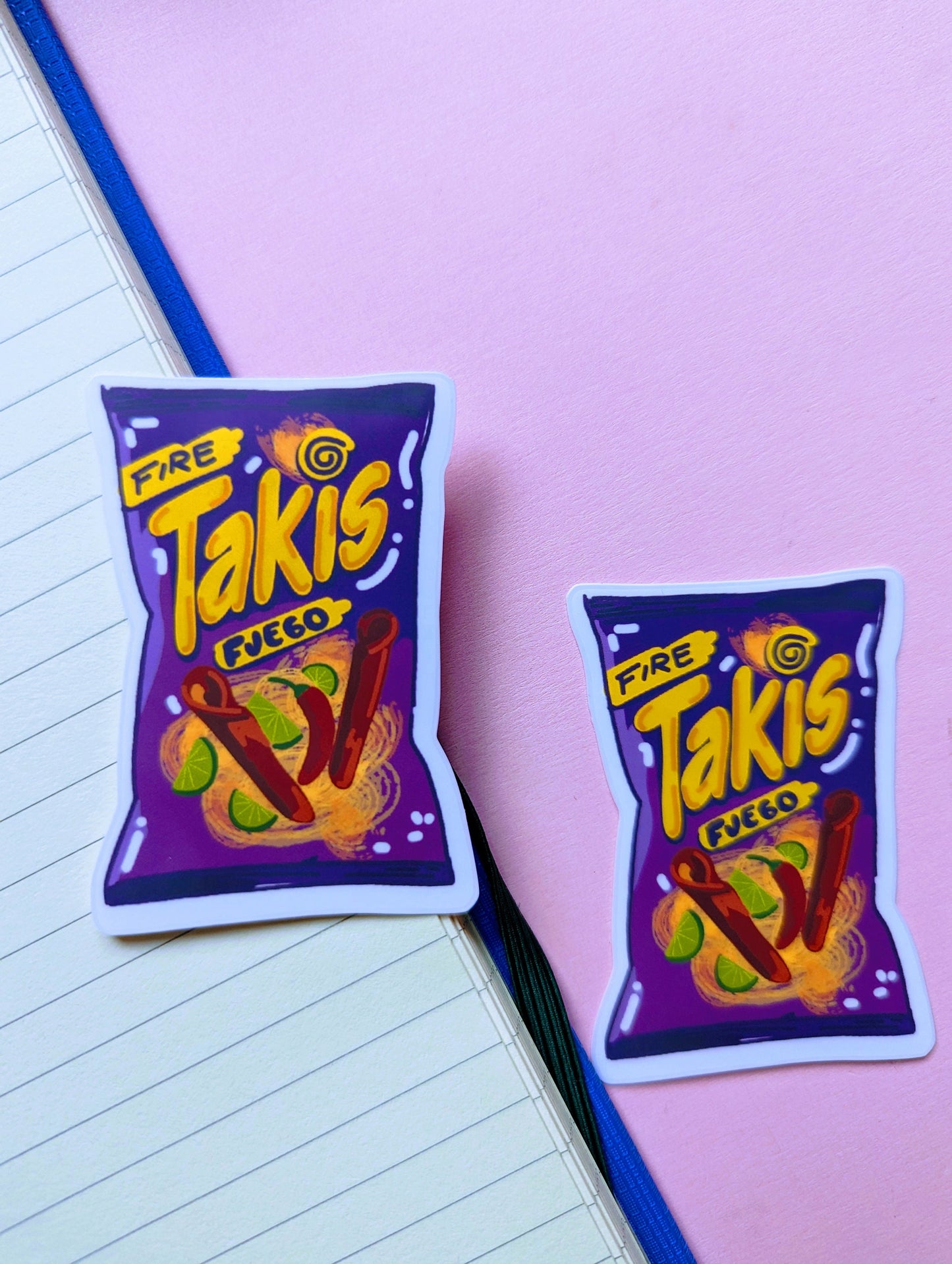 TAKIS FUEGO CHIPS sticker / Takis fuego