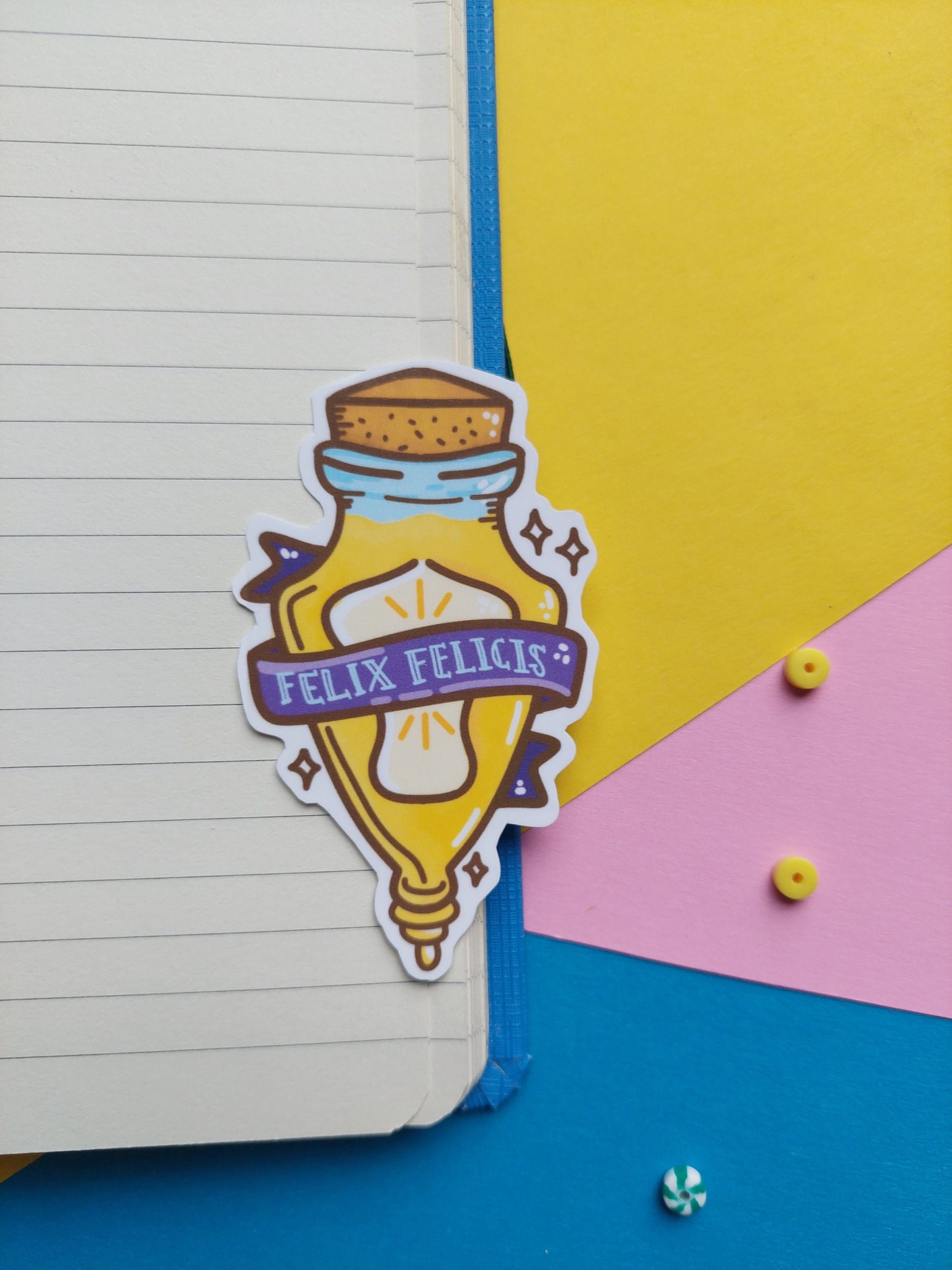 HARRY POTTER potion STICKER / Felix Felicis potion sticker/ liquid luck sticker /