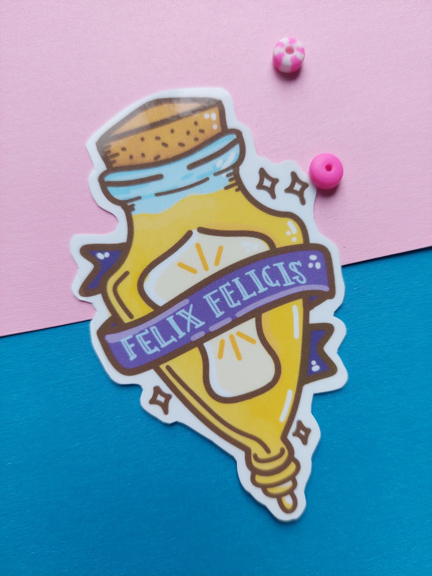 HARRY POTTER potion STICKER / Felix Felicis potion sticker/ liquid luck sticker /