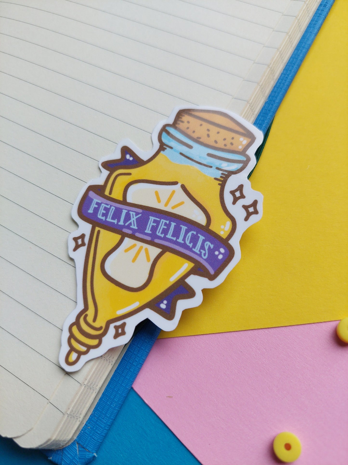 HARRY POTTER potion STICKER / Felix Felicis potion sticker/ liquid luck sticker /