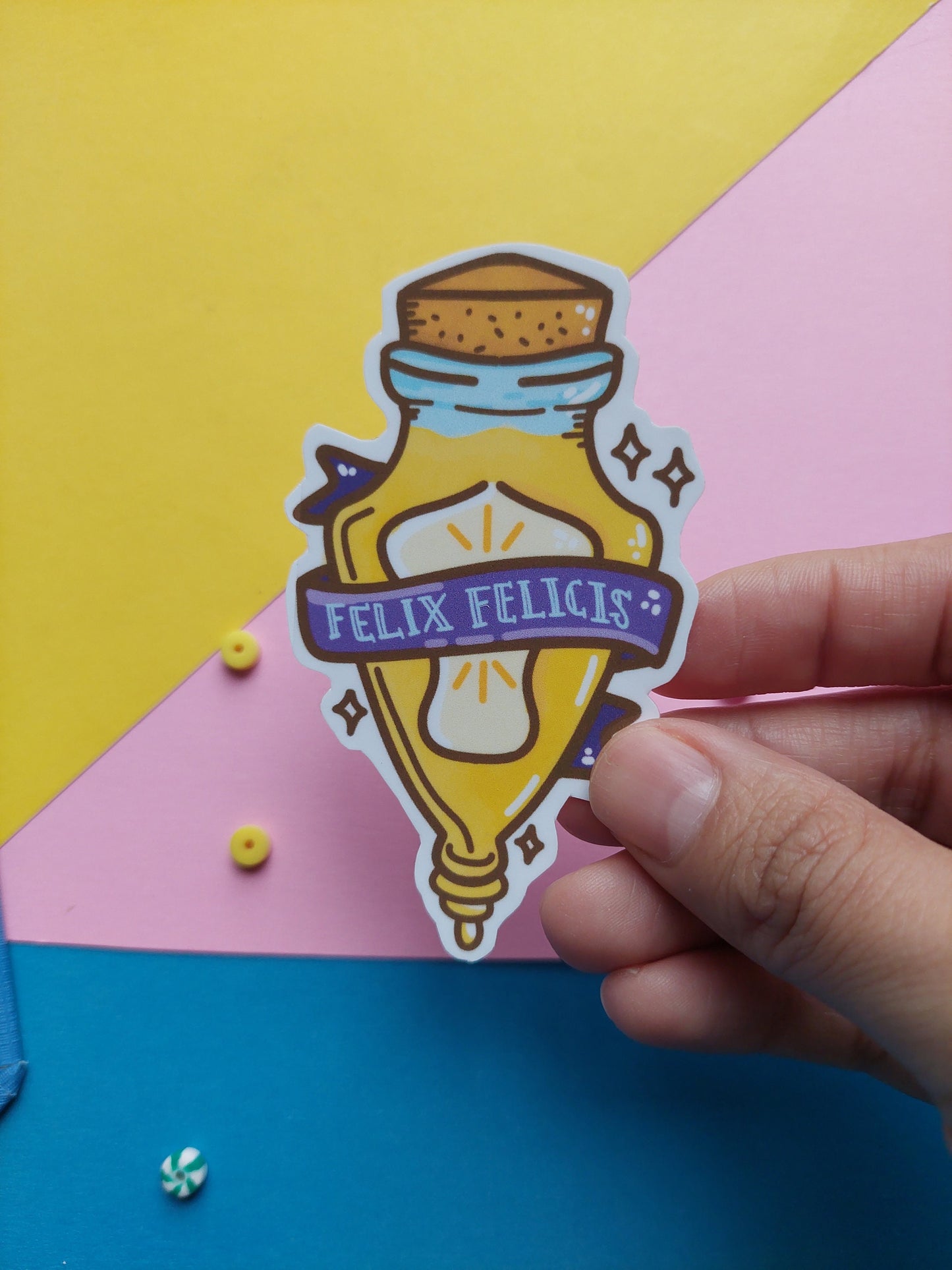 HARRY POTTER potion STICKER / Felix Felicis potion sticker/ liquid luck sticker /