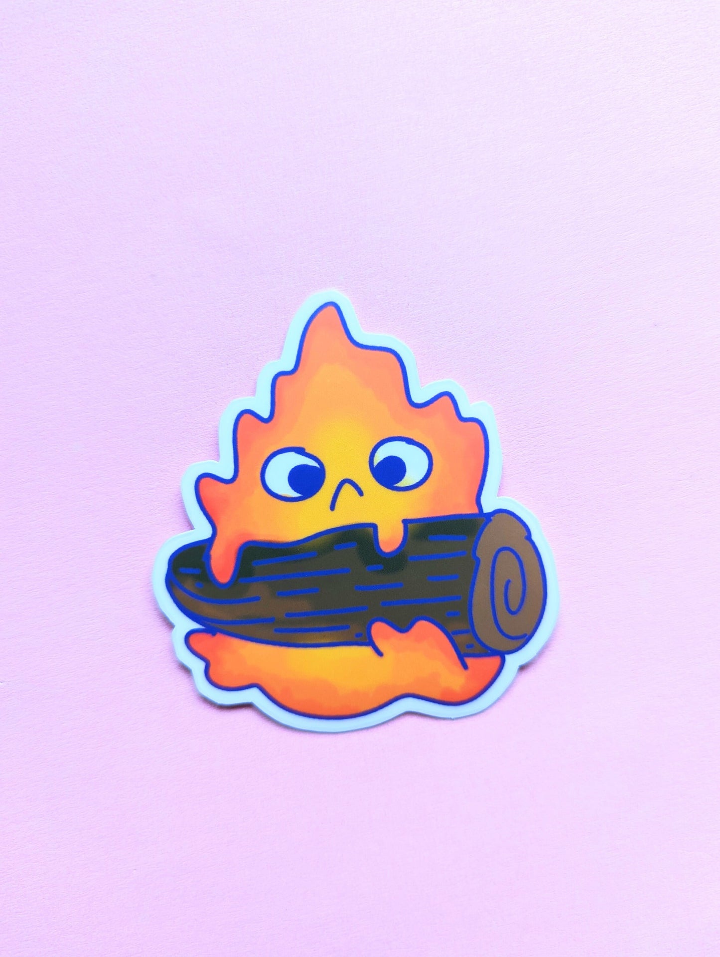 CALCIFER HOWL'S STICKER / Ghibli studios, howl's moving castle sticker