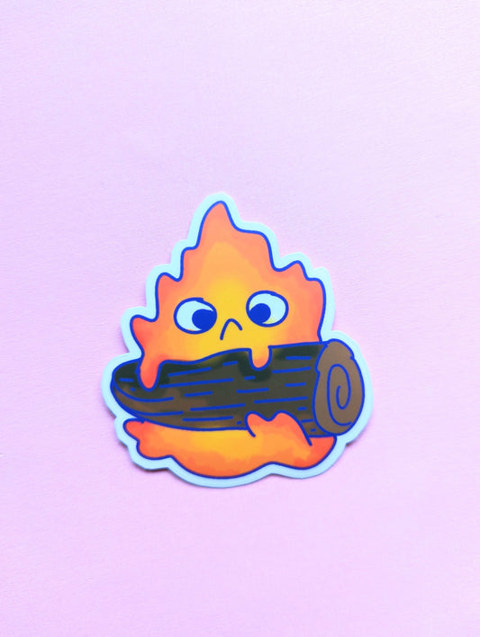 CALCIFER HOWL'S STICKER / Ghibli studios, howl's moving castle sticker