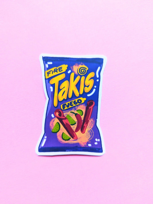 TAKIS FUEGO CHIPS sticker / Takis fuego