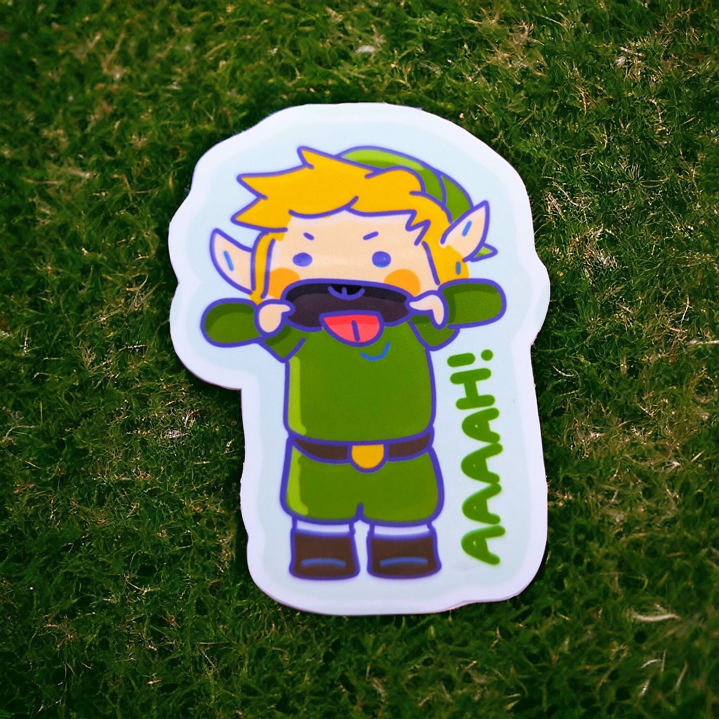 ZELDA LINK STICKER/ The legend of Zelda Link videogame sticker / zelda sticker