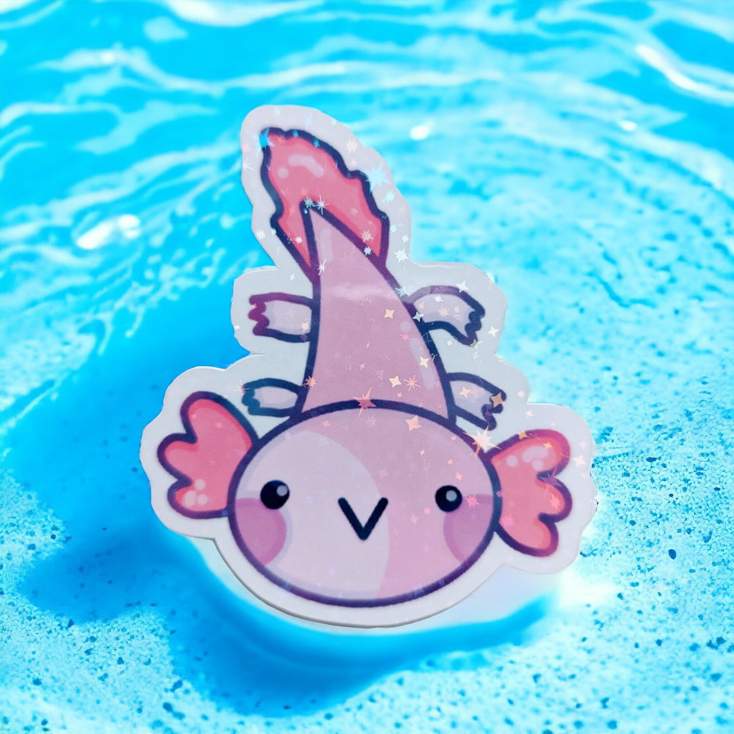 MAGIC AXOLOTL STICKER / axolotl sticker