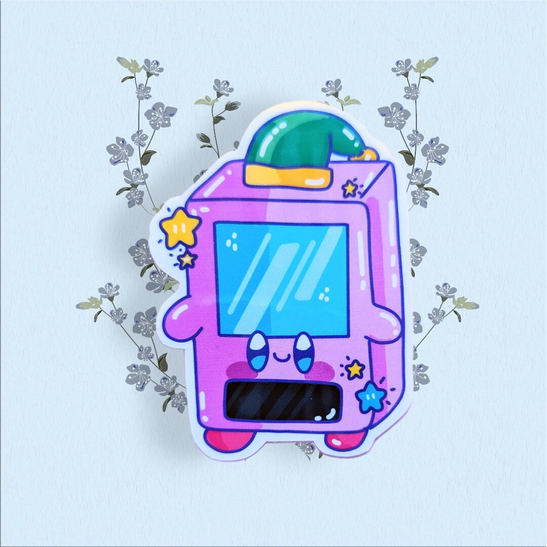 KIRBY VENDING machine STICKER /kirby and the forgotten land sticker