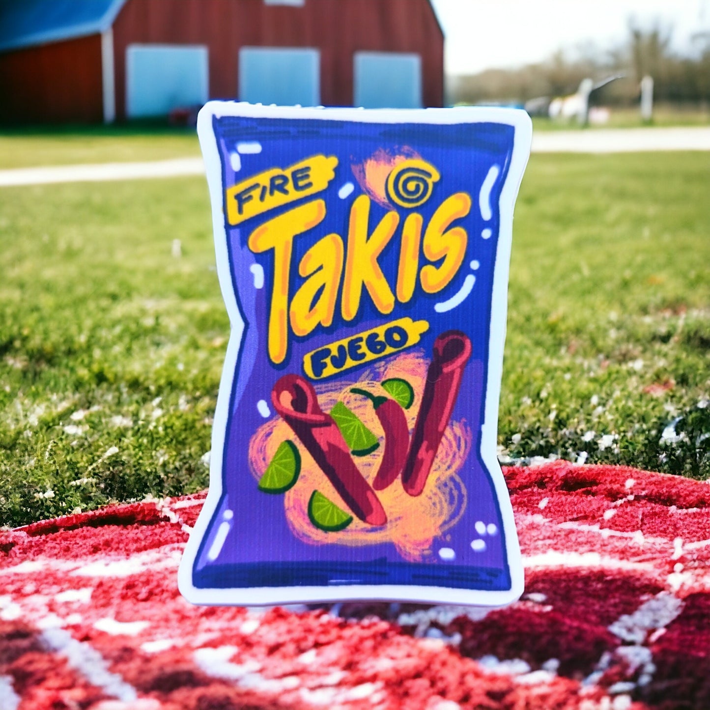 TAKIS FUEGO CHIPS sticker / Takis fuego