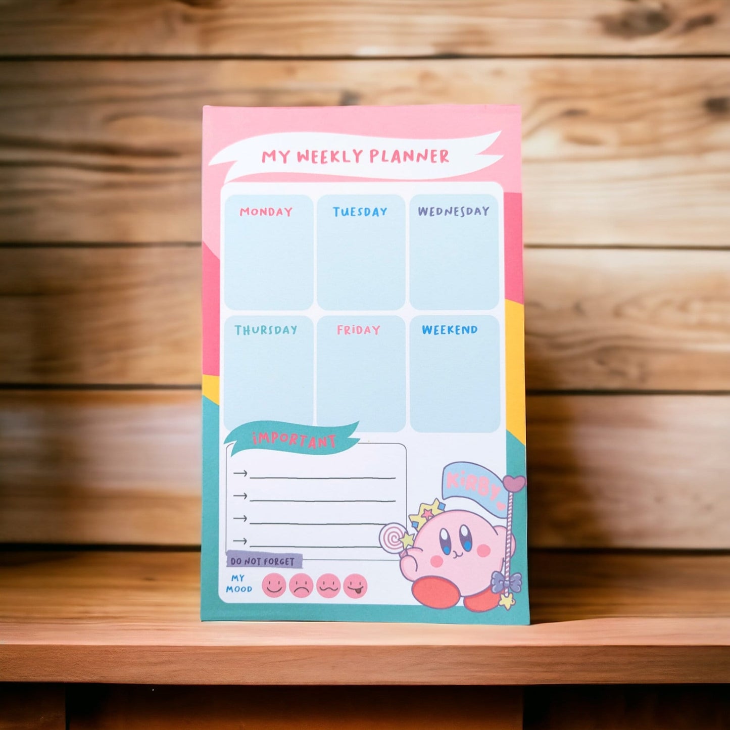 KIRBY GAMER PLANNER bullet journal planner notepad