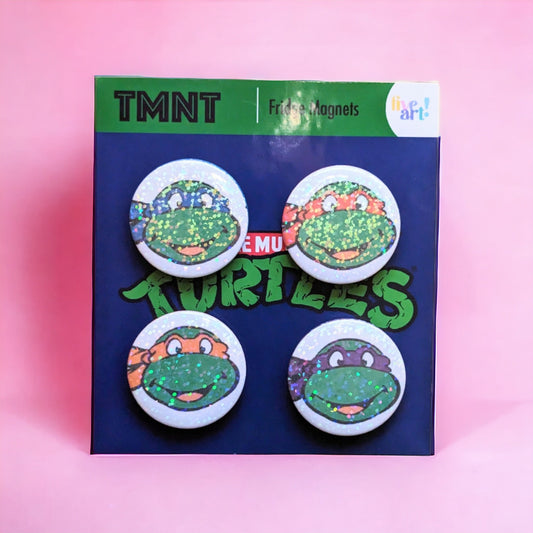 TMNT holographic MAGNETS set of 4/ Holográphic fridge magnets power ups from Teenage Mutant Ninja Turtle magnets.