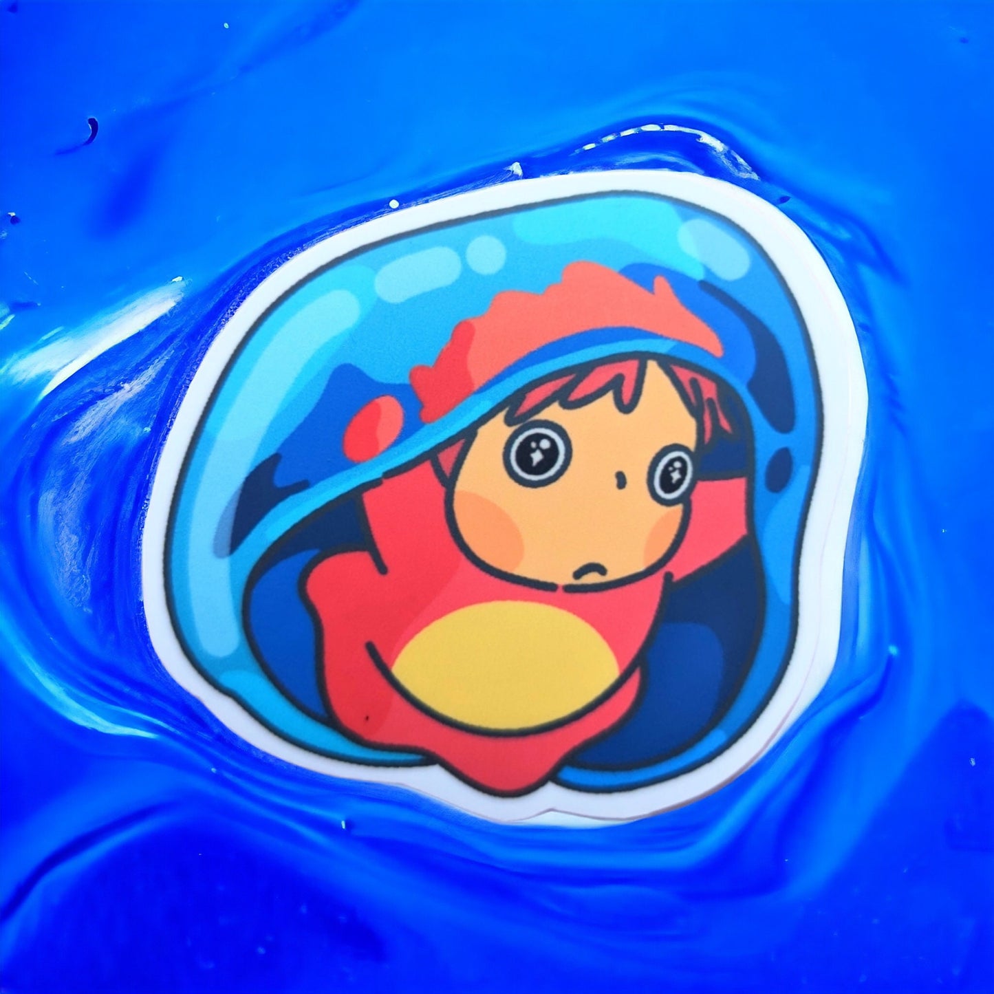 PONYO bubble GHIBLI STICKER / Ghibli studios/ Ponyo movie sticker