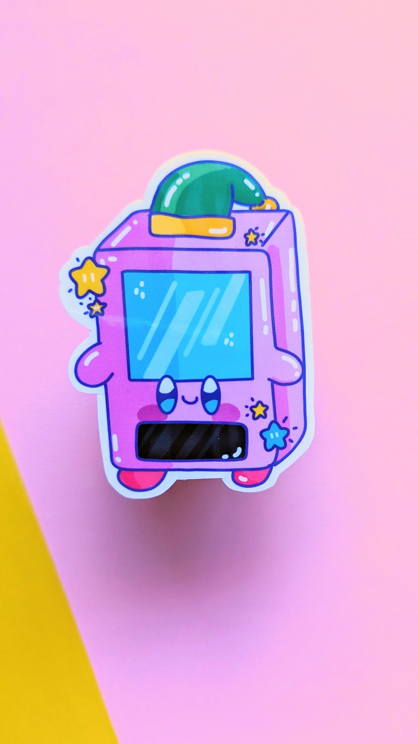 KIRBY VENDING machine STICKER /kirby and the forgotten land sticker