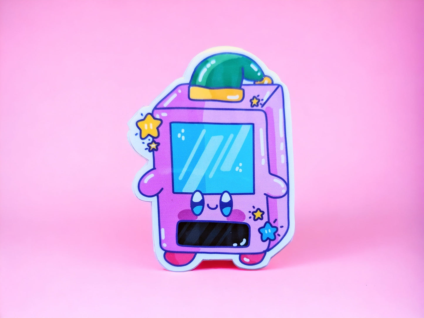 KIRBY VENDING machine STICKER /kirby and the forgotten land sticker