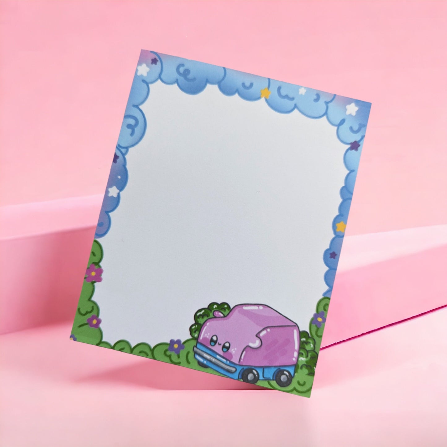 Nintendo KIRBY CAR Forgotten land  NOTEPAD/ Kirby and the forgotten land notes /pad memo / 4x5 inches, 40 pages