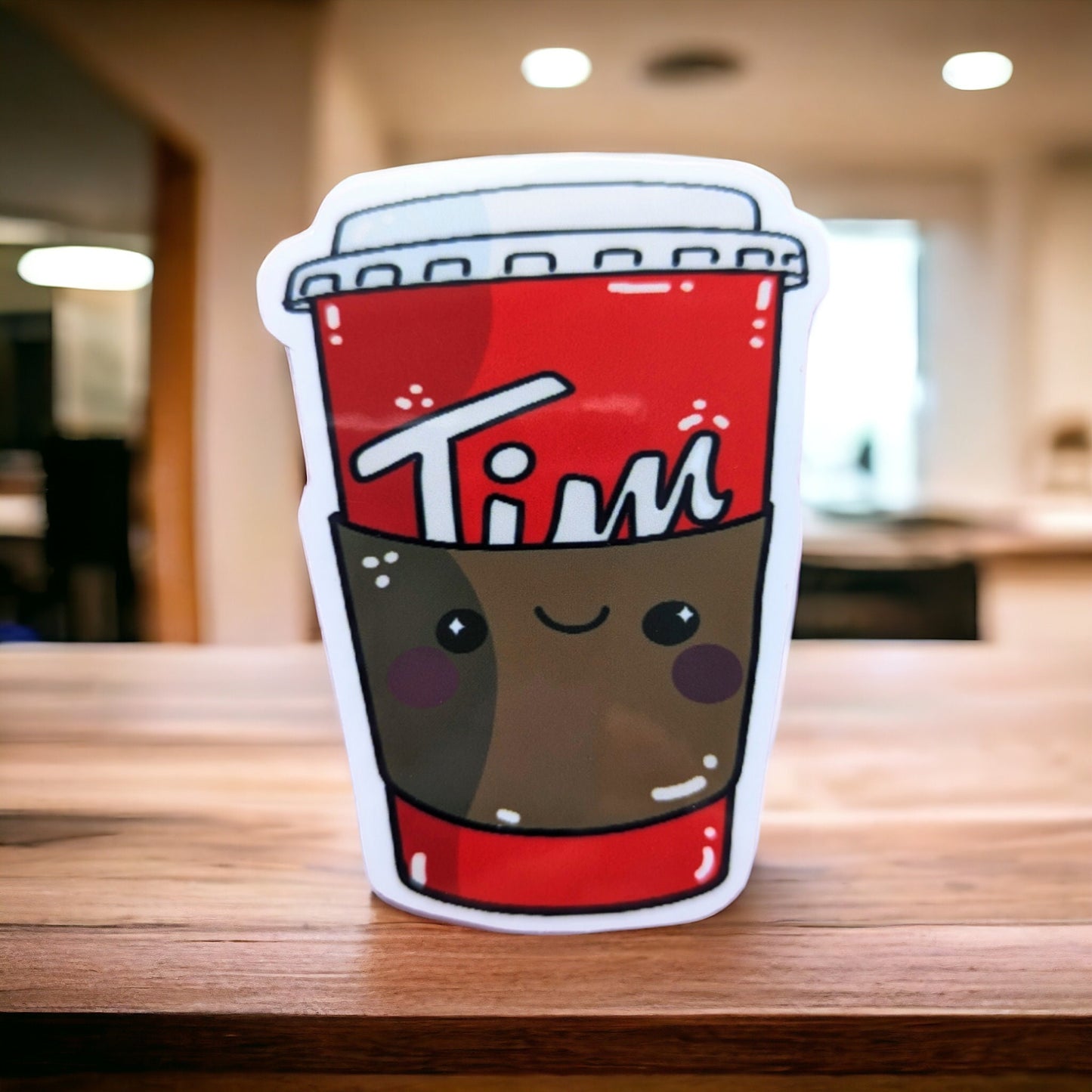 TIM HORTON'S coffee, iced capp and timbits, set of 3 stickers/ Tim Hortons timbits / vinyl waterproof stickers